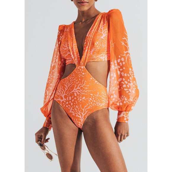 PatBO Coral Cut-Out Bodysuit - Picture 5 of 16